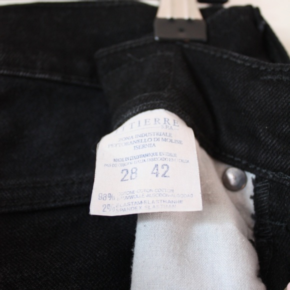 Vintage Versace Jeans Couture Black Denim Pants – High Waisted Designer Jeans, 9 - Picture 4 of 7